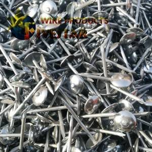 Galvanized Umberlla head Roofing Nails