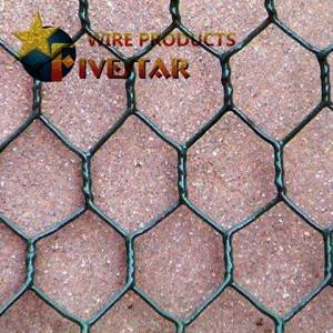 PVC coated hexagonal wire netting